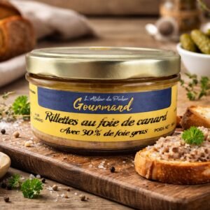 Rillettes - Foie de canard avec 30 % de foie gras - 150g